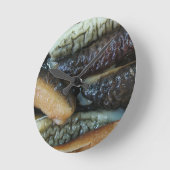 Sea Cucumber ... Yaowarat Market Food Runde Wanduhr (Winkel)