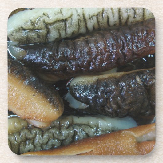 Sea Cucumber ... Yaowarat Market Food Untersetzer (Vorderseite)