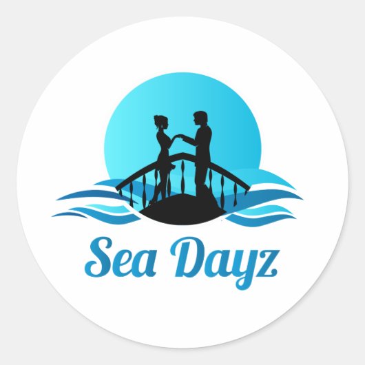 Sea Dayz Sticker (Vorderseite)