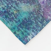 SEA DRAGON Aqua Blue Fantasy Fleecedecke (Ecke)