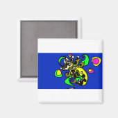 Sea dragon art  magnet (Vorderseite/Rückseite)