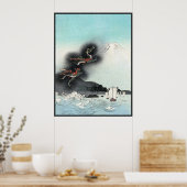 Sea Dragon - Fuji Japan Poster (Küche)