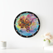 SEA DRAGON GROßE WANDUHR (Zuhause)