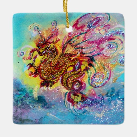 SEA DRAGON KERAMIKORNAMENT (Vorderseite)