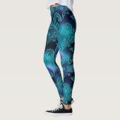 Sea Dragon Monster Turquoise Personalisierte Leggi Leggings (Links)