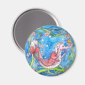 Sea Dragon Quest Magnet (Vorderseite/Rückseite)