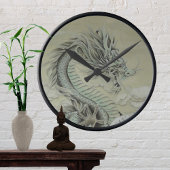 Sea Dragon Runde Wanduhr