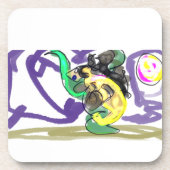 Sea dragon Summer Getränkeuntersetzer (Vorderseite)