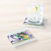 Sea dragon Summer Glasuntersetzer (Schrägansicht)