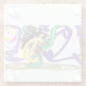 Sea dragon Summer Glasuntersetzer (Rückseite)