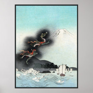 Sea Dragon zum Mt. Fuji Japan Poster