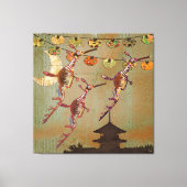 Sea Dragons Moonlight Journey Leinwand (Vorderseite)