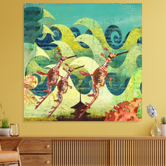 Sea Dragons Ocean Avenue Leinwand (Insitu (Wohnzimmer))