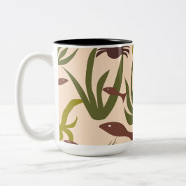 Sea Dream Fish and Crabs Tasse