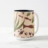 Sea Dream Fish and Crabs Tasse (VorderseiteRechts)