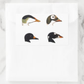 Sea Ducks Logo Rechteckiger Aufkleber (Tasche)
