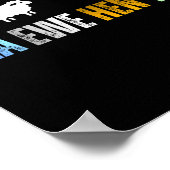 Sea Ewe Hen Tea Funny Joke  Poster (Ecke)