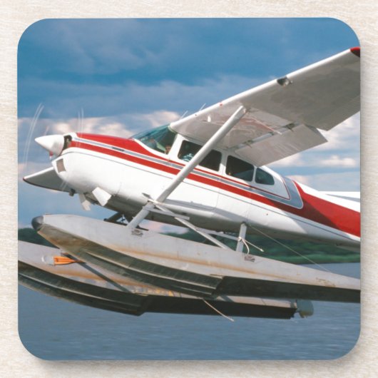 Sea Flugzeug Start, Victoria Falls, Simbabwe Getränkeuntersetzer (Vorderseite)