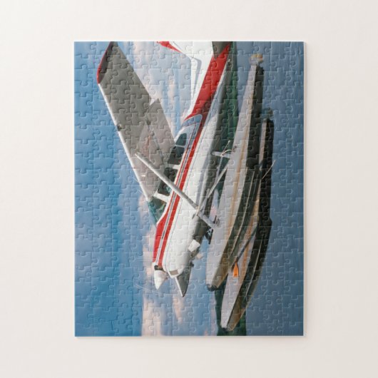 Sea Flugzeug Start, Victoria Falls, Simbabwe Puzzle (Vertikal)