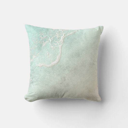 Sea Foam Beach Wedding Starfish ID837 Kissen (Vorderseite)