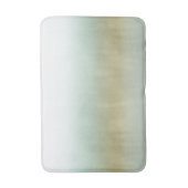 Sea Foam Gold White Elegante Beach Moderne Küste Badematte (Vorderseite Vertikal)