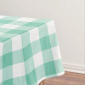 Sea Foam Green und White Gingham Tischdecke (Beispiel)