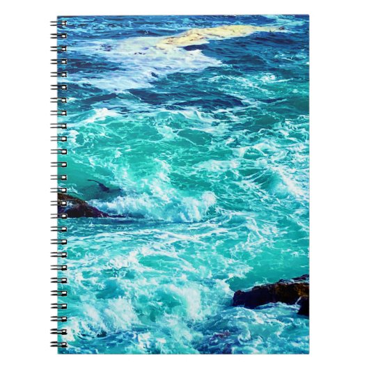 Sea Foam Notebook Notizblock (Vorderseite)