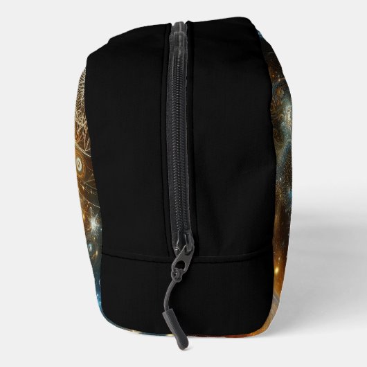 Sea Foam Vibrant Celestial Butterfly Waschbeutel (Rechts)