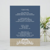 Sea Garland Beach Hochzeit Grosser Ausflug Einladung (Stehend Vorderseite)