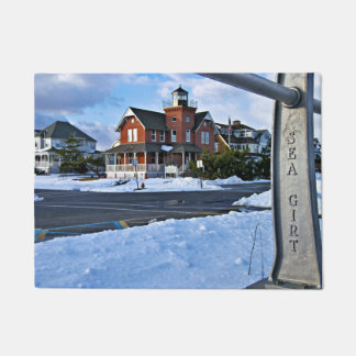 Sea Girt Lighthouse, New Jersey Door Mat Fußmatte