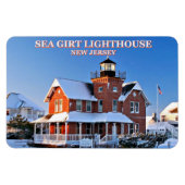 Sea Girt Lighthouse, New Jersey Flexi Magnet (Horizontal)