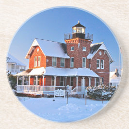 Sea Girt Lighthouse, New Jersey Sandstone Unterset Getränkeuntersetzer