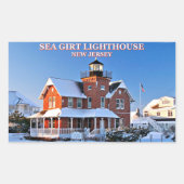 Sea Girt Lighthouse, New Jersey Stickers (Vorderseite)