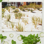 Sea Girt Lighthouse, New Jersey Teetuch Geschirrtuch (Gefaltet)