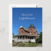 Sea Girt Lighthouse Postcard Postkarte (Vorne/Hinten)