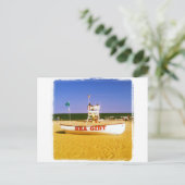 Sea Girt Rettungsboot Postkarte (Stehend Vorderseite)