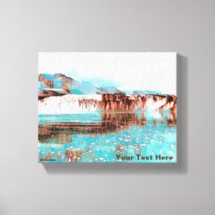 Sea Glacier Leinwanddruck