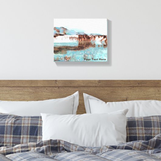 Sea Glacier Leinwanddruck (Insitu (Schlafzimmer))