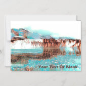 Sea Glacier Magneteinladung (Vorderseite)