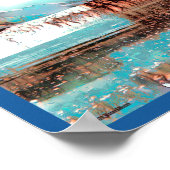 Sea Glacier Poster (Ecke)