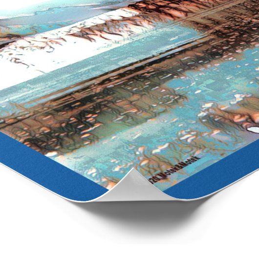 Sea Glacier Poster (Ecke)