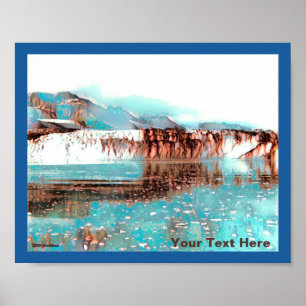 Sea Glacier Poster