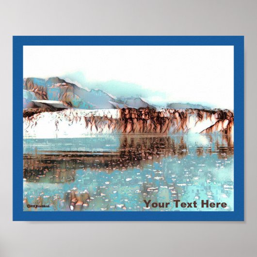 Sea Glacier Poster (Vorne)