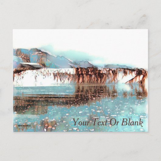Sea Glacier Postkarte (Vorderseite)