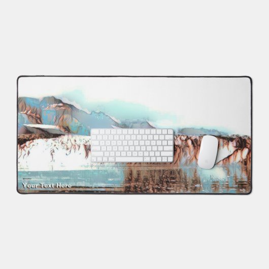 Sea Glacier Schreibtischunterlage (Tastatur & Maus)