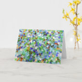 Sea Glass - 1 Karte (Gelbe Blume)