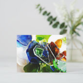 Sea Glass Ambiente Postkarte (Stehend Vorderseite)