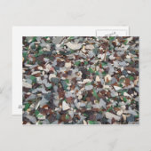 Sea Glass at Glass Beach - Bermuda Postkarte (Vorne/Hinten)