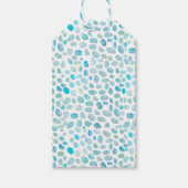 Sea Glass Beach Pattern Geschenktasten Geschenkanhänger (Vorderseite)