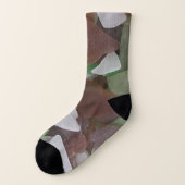 Sea Glass Beach Treasure Erde Toned Color Socken (Links - Außen)
